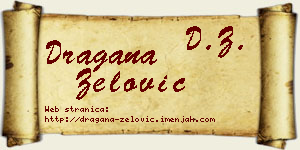 Dragana Zelović vizit kartica